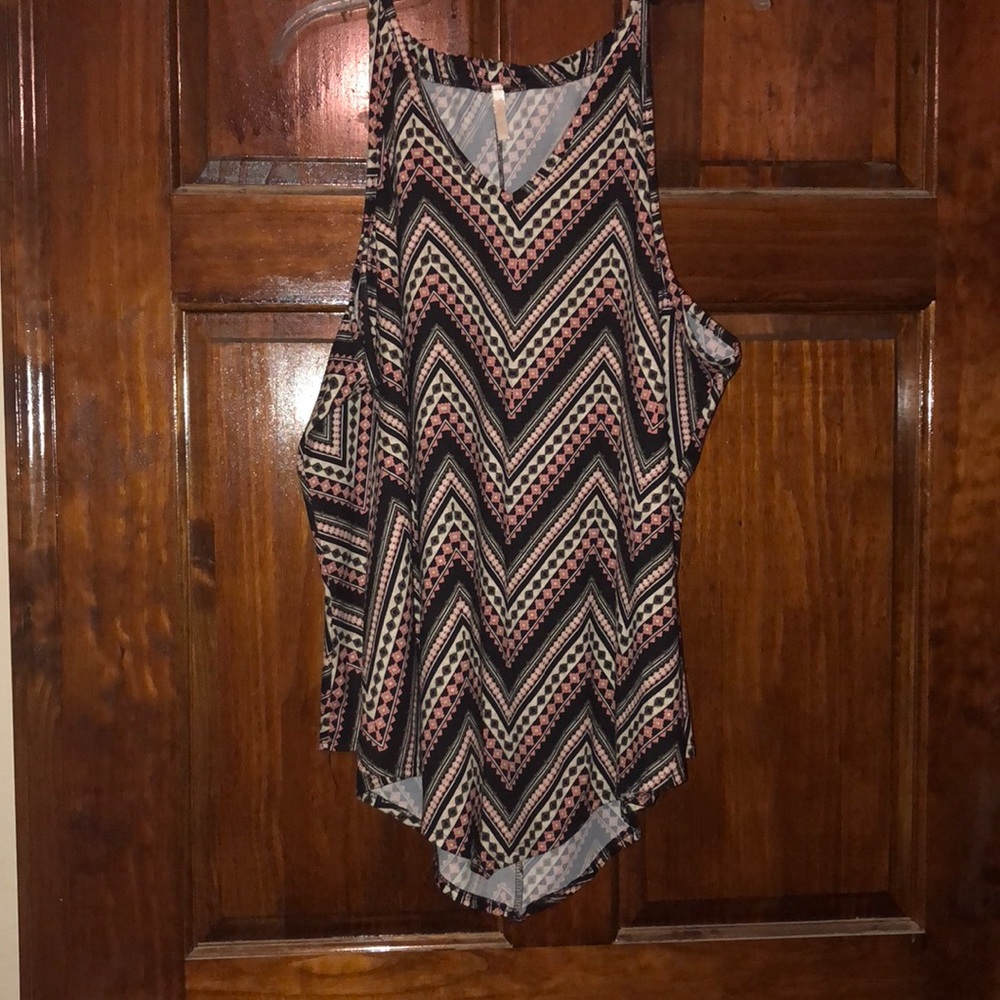 Plus size sleeveless top